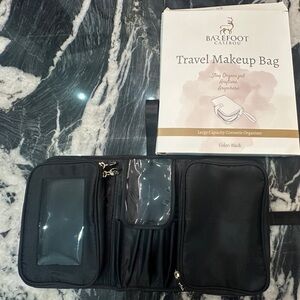 Black Travel Makeup Bag